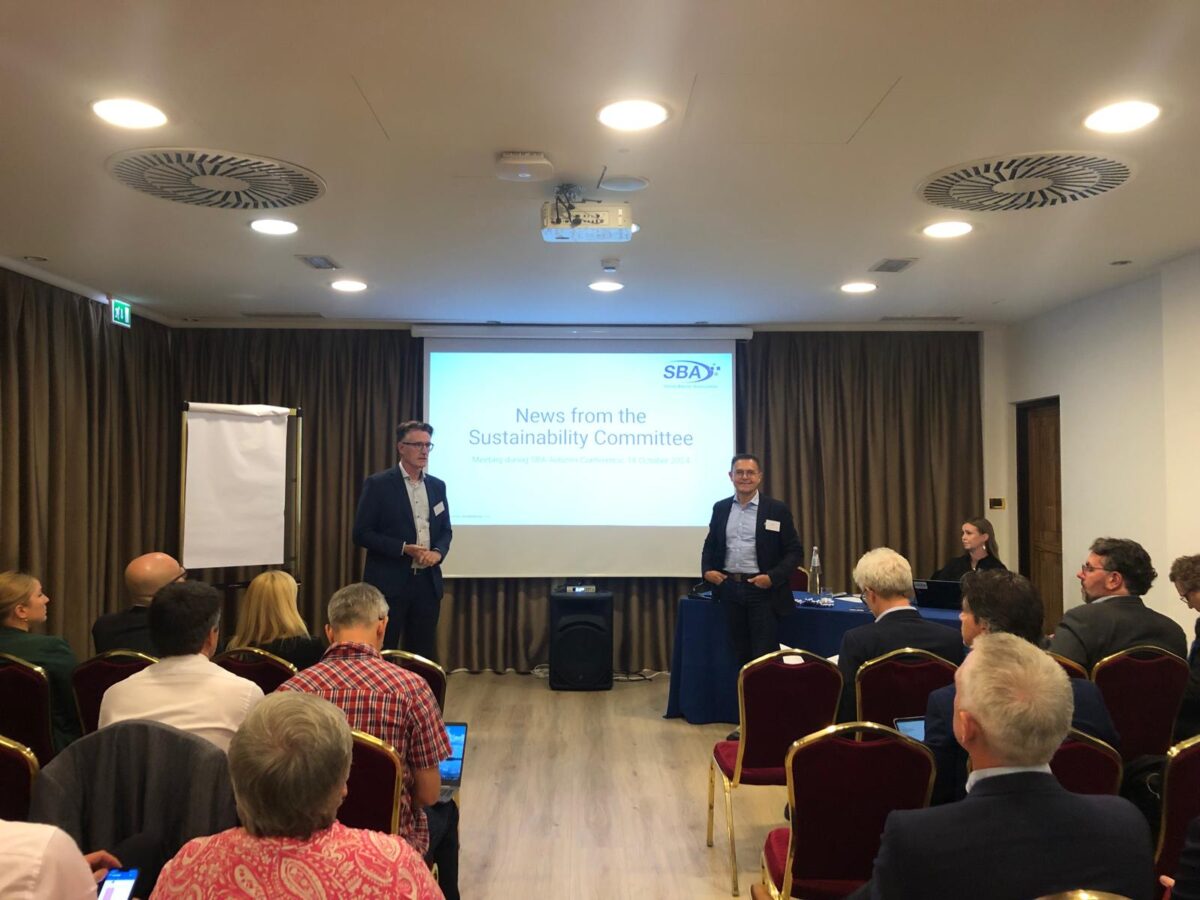 Sustainability Committee, Jurgen and Chris Presenting in the SBA Conference